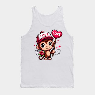 Valentine's Cartoon Delights T-Shirt Tank Top